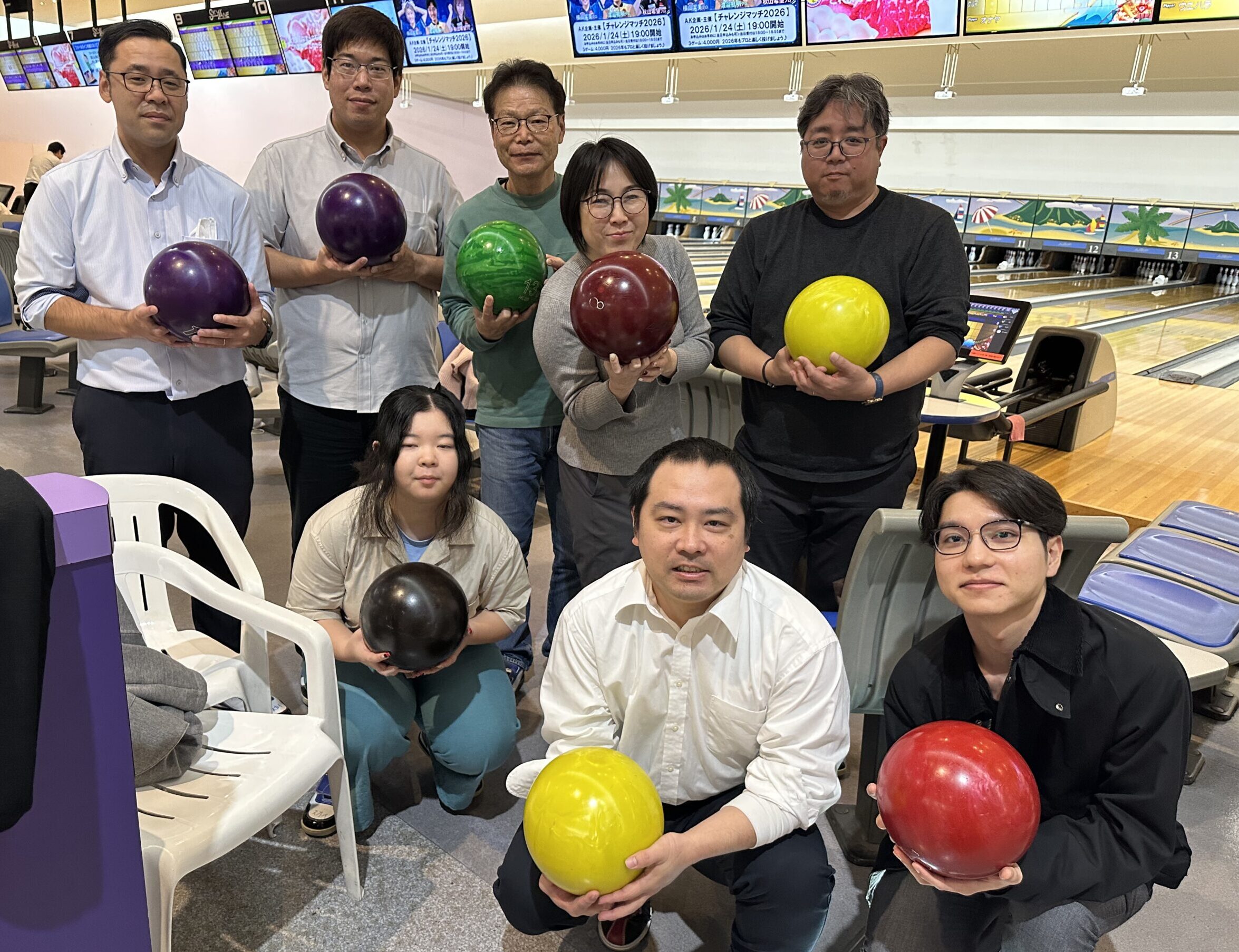 新年会ボウリング大会を開催いたしました！